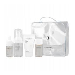 HEVEBLUE - Salmon Caring Centella Special Travel Kit Bag - zestaw miniaturowych kosmetyków